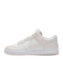 Women's W NIKE DUNK LOW 26 Summer New Light Color Leather Low-Top Casual Skate Shoes IM6572-105 - Canvas White/Pink White/White - View 5