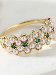 Fresh Pastoral Style, Personalized Women's Ring, Fashion Niche Design, Suitable For Daily, Party, Gift-Giving And More Occasions - Gold - View 6