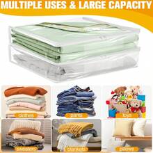 6pcs Transparent Storage Bags, Small Storage Bags, Summer Clothes Storage And Organization - Transparent PVC Mini Bag - View 2