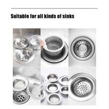30/300/500/1000/1500PCS Replacement Filter Mesh - Fine Mesh Strainer For Kitchen Sink, Drain, Vegetable Washing - Anti-Clogging, Easy To Clean - Suitable For Small Openings, Durable Pipes And Food Preparation Strainer, Kitchen Sink Filter, Practical Kitchen Tool, Efficient Filtration Fabric - Multicolor - View 6