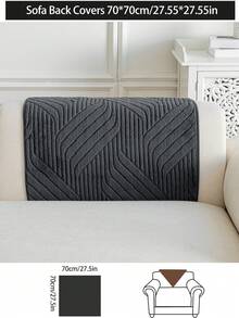 1 Stück Herbst/Winter Plüsch Bequeme Verdickte Warme Sofakissenbezüge, Moderner Minimalistischer Rutschfester Sofasitzbezug, Raumdekoration, Maschinenwaschbar/Handwaschbar Sofabezug, Frische Modische Weiche Nicht Verblassende Nicht Haarendurchlässige Schlafzimmerdekoration, Haustierfreundlicher Schutzbezug, Verstellbarer Ecksofa Bezug Geeignet für Schlafzimmer, Büro, Wohnzimmer Kombinationsmöbel, L-förmiges Sofa und 1234-Sitzer Sofa - Dunkelgrau - Übersicht 15