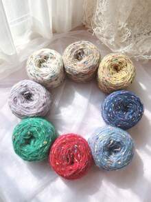 Rainbow Horse Mohair Blend Flat Yarn - "Starry Sky" Series, Suitable For Sweaters, Dolls And Bags DIY Knitting Materials, Yarn Knitted For Making Sweaters, Scarves, Bags And Other Handmade Crafts - Multicolor - View 8