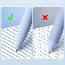 6pcs Morandi Color Retractable Gel Pens, Highly Attractive Colorful Journaling Pens, Student Note-Taking Office Writing Set, Suitable For Students' Cute Diary Pen Set, Can Be Used For Note-Taking, Planning, Handwriting Practice And School Office Supplies - A - View 7