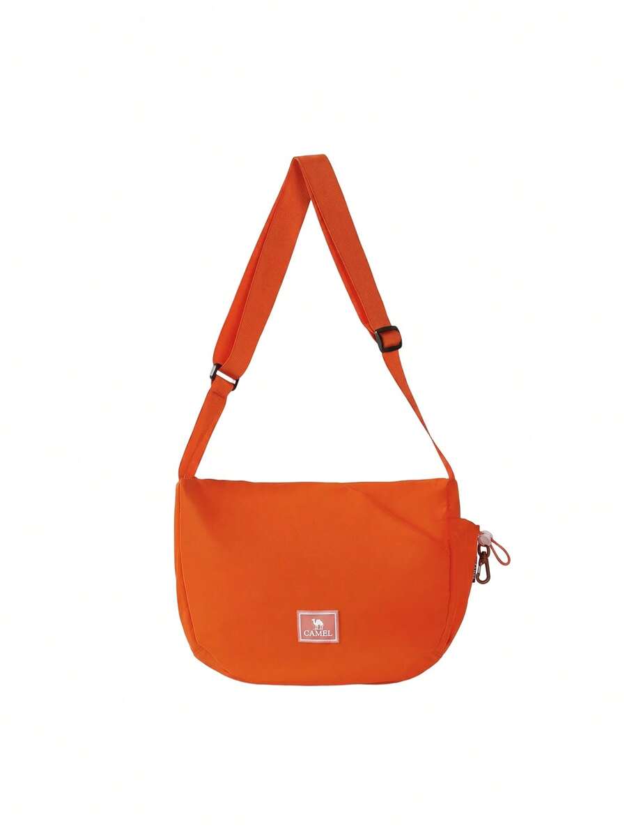 CAMEL CROWN Neutral Outdoor Sports Small Capacity Lightweight Shoulder Bag Messenger Fitness Cycling Bag - Orange - View 1