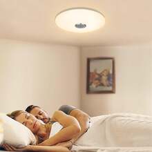 60W LED Deckenleuchte Dimmbar mit Bluetooth Lautsprecher, RGB Farbwechsel, Steuerbar per Fernbedienung und Smartphone-App, für Wohnzimmer, Küche, Kinderzimmer - 72,0 Watt - Übersicht 8