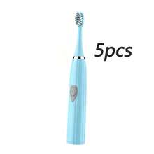 Electric Toothbrush Adult Automatic Couple Set For Men And Women Suitable For Home Or Travel Use Random Brush Head Color Battery Powered - Multicolor - View 13