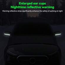 1 Set 2 Colors 210D Oxford Cloth Snow Cover, Foldable For Easy Storage, Frost-Proof, Snow-Proof, Leaf-Proof, Fits Sedan And SUV - Snow Cover - View 5