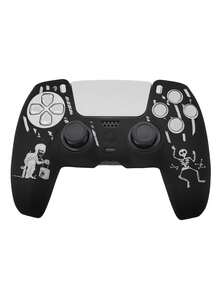 Compatible With PlayStation 5, Laser Engraved Design Game Protective Cover, Anti-Slip, Anti-Scratch, Anti-Sweat, Anti-Dust, Enhances Gaming Operation Feel And Experience - View 6