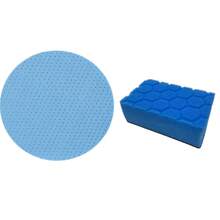 2-In-1 Car Paint Deep Repair Kit, 150mm P2000 Hook And Loop Flexible Sponge Sanding Disc + Nano Clay Super Absorbent Sponge, Scratch-Free Wet Dry Use Reusable DIY Professional Auto Detailing Set For Car Boat Home - 2-pack - View 6