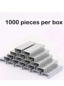1000 Metal Nails, 24/6 Type, Randomly Packaged, Powerful 24/6, Universal Nails For Back To School, Back To School, And Study Supplies, 1 Box - A - View 6