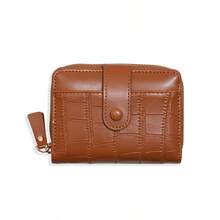 Women's Snap Button Zipper Wallet With Multiple Card Slots - Multicolor - View 17