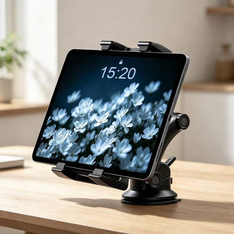 xnyocn Powerful Suction Cup Universal Mount-The Ultimate Car Desk Accessory | Stable And Shake-Free For Tablets And Phones, 360° Free Adjustment, And Multi-Scene Compatibility - View 1