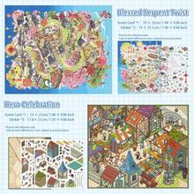 HEYBAO Fantasy Mini World 3D Scene Sticker DIY Craft Set, Dreamy Life Sticker Book Gift Collection - Multicolor - View 21