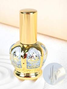 زجاجة عطر رذاذ قابلة لإعادة التعبئة بشكل تاج 15 مل، بخاخ عطر زجاجي فارغ بنقش ذهبي عتيق، مناسب للغرفة والاستخدام اليومي، حاوية زجاجية، سهلة التخزين، رذاذ عطر للنساء والرجال - متعدد الألوان - مشاهدة 8
