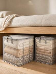 Large Capacity PVC Storage Bag, Suitable For Clothes And Bedding - Transparent Organizer Bag, Dorm, Moving And Back To School Essentials, Designed For Bed Storage, Christmas And Winter Storage, Closet Storage System - Multicolor - View 6