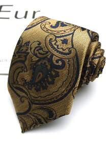 1pc Paisley Pattern Unisex Hand-Tied Necktie, Suitable For Casual, Streetwear, Daily, Party, Gift - Multicolor - View 16