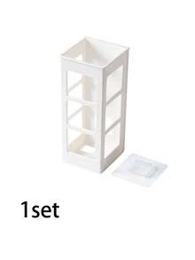 Wall-Mounted Hair Tool Storage Rack, Divided Compartment Curling Iron And Hair Dryer Organizer, Multi-Functional Storage Shelf, Suitable For Bathroom, Bedroom, Cabinet Door, Miscellaneous Items - Multicolor - View 13