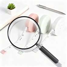 Mini Retractable Soft Tape Measure, Compact Portable Precision Measuring Tape, Ins Style Flexible Ruler For Sewing Travel Household Waist & Body Circumference Measurement, Durable Small Tool & Gift For Students Drawing - Multicolor - View 5