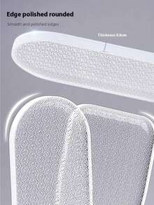 1pc Professional Foot Exfoliator, Foot Care Tool For Dead Skin And Cracked Heels, Washable And Reusable Heel Scraper For Smooth And Clean Feet - Multicolor - View 2