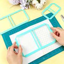 3-Piece Bookbinding Tools And Supplies Template Set, Scrapbook Templates And Cutting Guide Set, Suitable For Beginners To Make Notebooks, Calendars, Junk Journals, Applicable For Students And Bible - 3pcs Bookbinding Tool Kit - View 7
