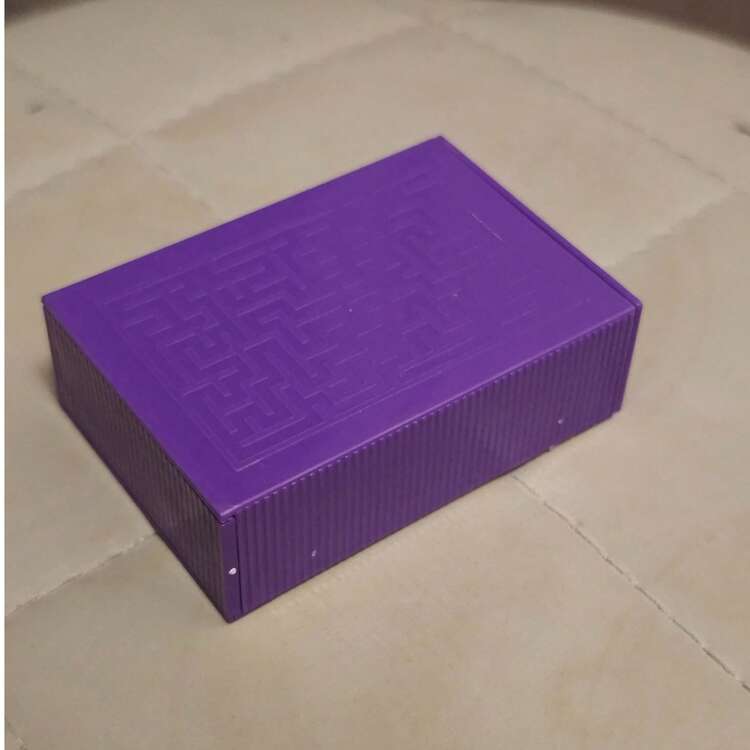 1pc Magic Box, Magic Circle Drawer Box Magic Surprise Appearing Magician's Box, Great For Entertaining Family And Friends, Proposal Prop, Office Stress Relief Toy - Purple - View 12