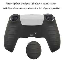 Compatible With PlayStation 5, Laser Engraved Design Game Protective Cover, Anti-Slip, Anti-Scratch, Anti-Sweat, Anti-Dust, Enhances Gaming Operation Feel And Experience - View 4