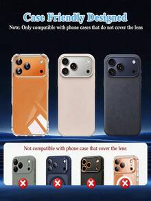 1-Pack [2026 New] 9H Tempered Glass Rhinestone Camera Lens Protector Compatible With Iphone 18 Pro Max/18 Pro, HD Clear, Metal Frame, Scratch-Resistant Full-Coverage, Integrated Diamond Style, Burgundy, Retail Packaging - Burgundy - View 6
