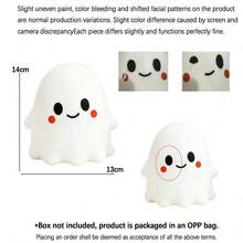 1 buah Mainan Squishy Hantu Raksasa yang Seru dan Gila, Set Pita Putih & Ungu Ekstra Besar, Mainan Penghilang Stres, Squishy yang Renyah - MultiWarna - View 11