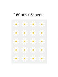 White Daisy Stickers, Cute Floral Labels For Sealing, Perfect For Decorating Your Phone, Water Bottle, Computer, Home Items, Gift Cards, Scrapbooks, And More - Multicolor - View 14