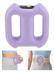 Hailicare 5-Level Intensity 3-Mode Vibrating Massage Gun, 15-Min Timer, Rechargeable Handheld Muscle Massager With Strap, Purple - View 2