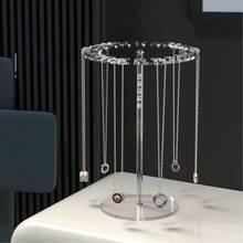 1 Pc Desktop Necklace Storage Hanger, Jewelry Display Stand, Accessories Organizer Rack For Necklaces, Pendants And Bracelets - Multicolor - View 2