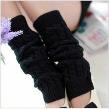 1 Pair Women's Stirrup Leg Warmers, Slouchy College Style, Versatile Spring/Autumn/Winter Fashion Knitted Minimalist - Multicolor - View 13