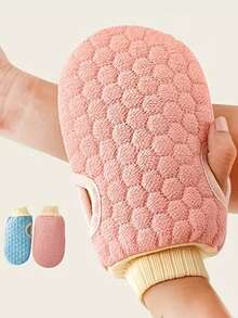 2/1pc Bath Gloves, Exfoliating Scrub Brush For Shower And Massage, Comfortable Cleaning Towel - Multicolor - View 6