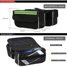 Front Bike Rack Bag, Mountain Bike Handlebar Bag, Waterproof Phone Bag, Bicycle Accessories - Multicolor - View 3