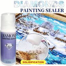 120ml/60ml Diamond Painting Sealing Tape Brush, Fixes Rhinestones To Prevent Falling, Smooth Glossy Permanent Finish, Suitable For DIY Artwork And Puzzles - Multicolor - View 3