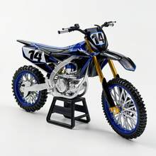 14# Painted Off-Road Motorcycle Model, Die-Cast Alloy Motorcycle Model, Suitable For Motorcycle Enthusiasts Collection And Gift - Multicolor - View 3