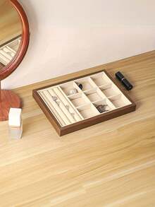 Luxury Black Walnut Jewelry Tray, Jewelry Storage & Display Tray, Drawer-Style Jewelry Tray, Stackable Jewelry Storage Tray, Multi-Functional Jewelry Display Tray - Black Walnut Tray - View 11