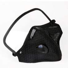 1pc Detachable Outdoor Face Mask | Dust-Proof, Reusable, Unisex, Geometric Pattern, Hook & Loop Closure, Hand Wash Only - A - View 4