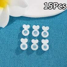 2/10/15/20/30/50Pcs Silicone Earring Backings, Suitable For Heavy Earrings, Invisible Lift Support Pads, Prevent Ear Lobe Sagging, Secure Earring Lifters, Suitable For Studs And Dangle Earrings - Earring Accessories - View 16