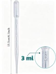 5/20/50 Pcs See‑Through 3ml Graduated Plastic Pasteur Dropper Pipettes, Practical Liquid Suction Tool, Essential Oil Refilling Kit For DIY Perfume & Beauty Production - View 7
