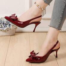 Women Heeled Sandals - Red - View 3