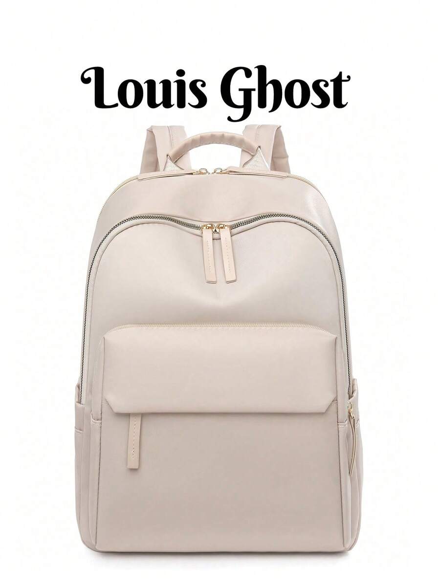 Minimalist Manifesto Backpack | 3D Sculpted Multi-Functional Compartments, Unleash Pure Aesthetics, Urban Commute, Ergonomic Design: A Complete Set Of Equipment Interpreting The Balance Of Simplicity And Practicality, Glossy Backpack Body, 3D Sculpted Contour Ensures Large Capacity Storage.