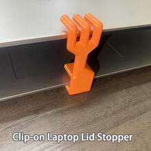 Portable Anti-Pinch Laptop Stand And Cooling System, Suitable For All Laptops, Screen Cover Stopper, Compatible With Office, Gaming, External Monitor And Other Scenarios, Prevents Accidental Closing And Shutdown, Laptop Anti-Closing Stand, Clip-On Laptop Cover Baffle, Keyboard Stand - Multicolor - View 5