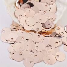 15mm Big Hole Flat Round Sequin Paillettes Large Hole 4mm PVC Loose Sequins And Spangles For Embroidery Applique Knitting Arts Crafts And Embellishment 210pcs/Bag 20g - 20 Grams - View 18