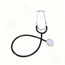1pc Stethoscope Prop Adjustable Toughness Durable Doctor Role Play Birthday Halloween Christmas Gift Family Game Prop - Multicolor - View 3