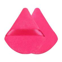 Borla de polvo triangular de ante 5/100 piezas, material de ante ultra suave, adecuada para contorno, ojos y esquinas, adecuada para todo tipo de piel - Multicolor - Ver 9