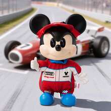 Miniso Non-Plush Filled Disney Mickey Mouse OOTD Figure Pendant, Daily Outfit Style, Exquisite Craft, Great For Backpack & Keyring Ornament, Best Birthday Gift(1 PC Random Delivery) - Multicolor - View 4
