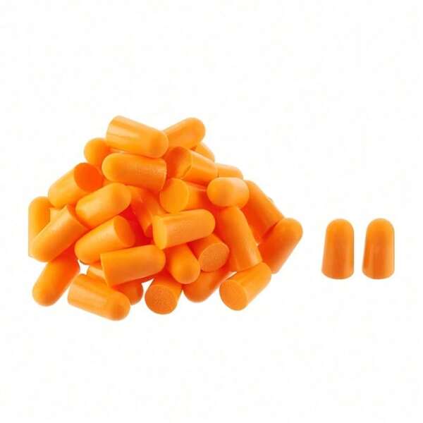 Memory Foam Silicone Earplugs Student Dorm Sleep Noise Reduction Hearing Protection Bullet-Shaped Soundproof Earplugs Comfortable Sleep Noise Reduction Accessory