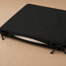 4 Pieces, 40 X 40 Cm Seat Pads For Dining, Kitchen And Patio Chairs Made In Turkei - Black - View 3