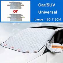 SEAMETAL New Summer And Winter Thickened Magnetic Car Sunshade, Car Windshield Sun Protection And Heat Insulation, Waterproof And Dirt-Proof Cover, No Drilling Required, Front Windshield Privacy Protection, Durable And Easy To Maintain - A - View 16